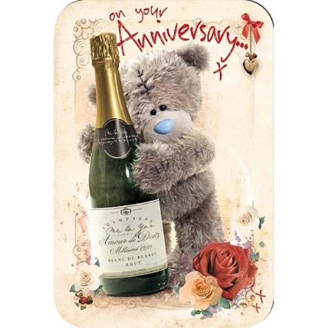 On Your Anniversary Photo Finish Me to You Bear Card £2.49